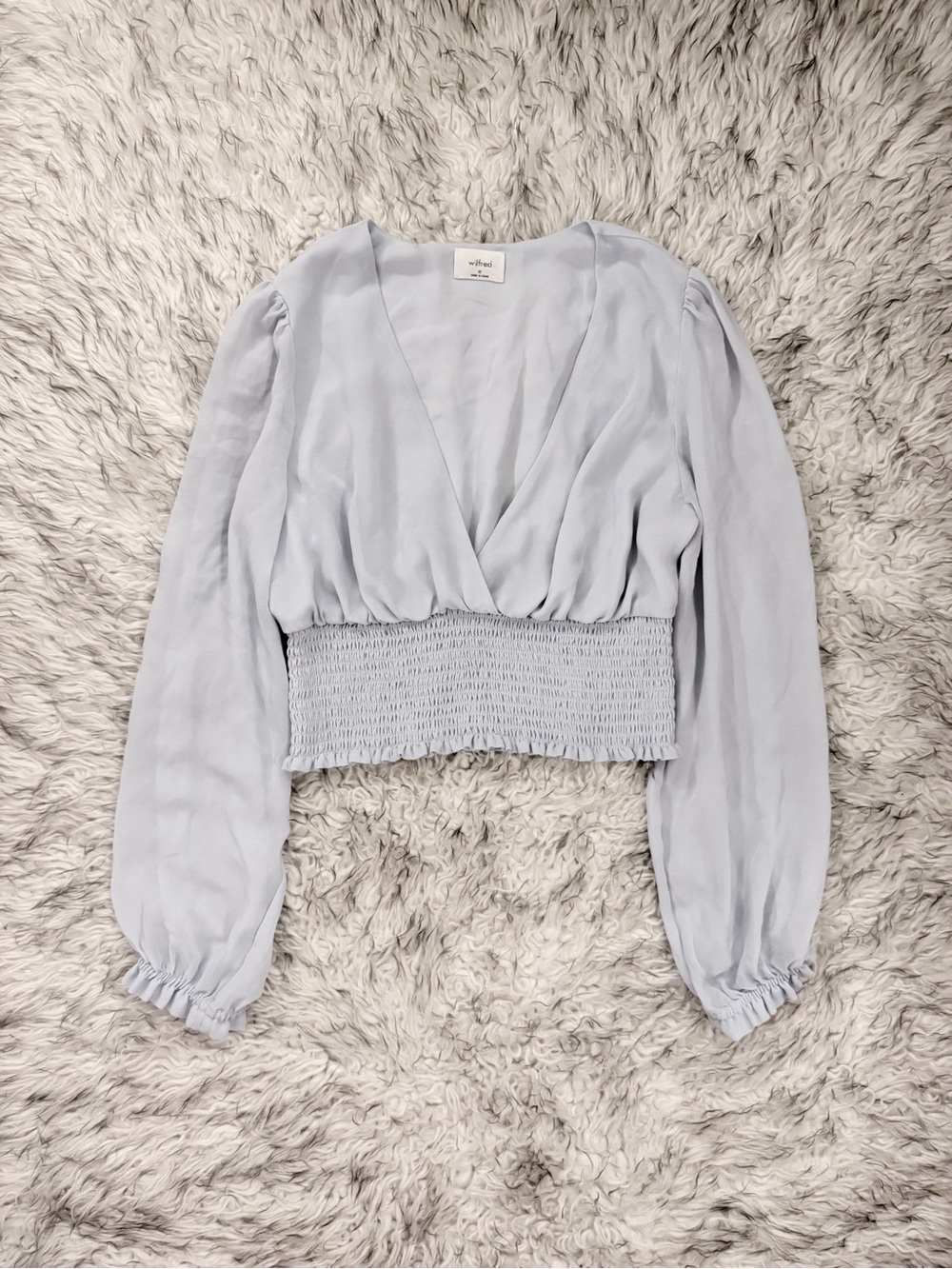 Wilfred ‘Wistful’ Blouse - Frozen Grey